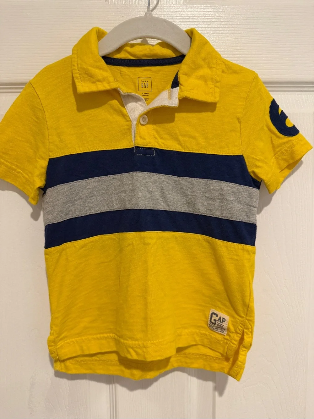 Baby Gap Toddler Boys Polo Shirt Bundle Size 2 Years Colorblock Graphic Shirts